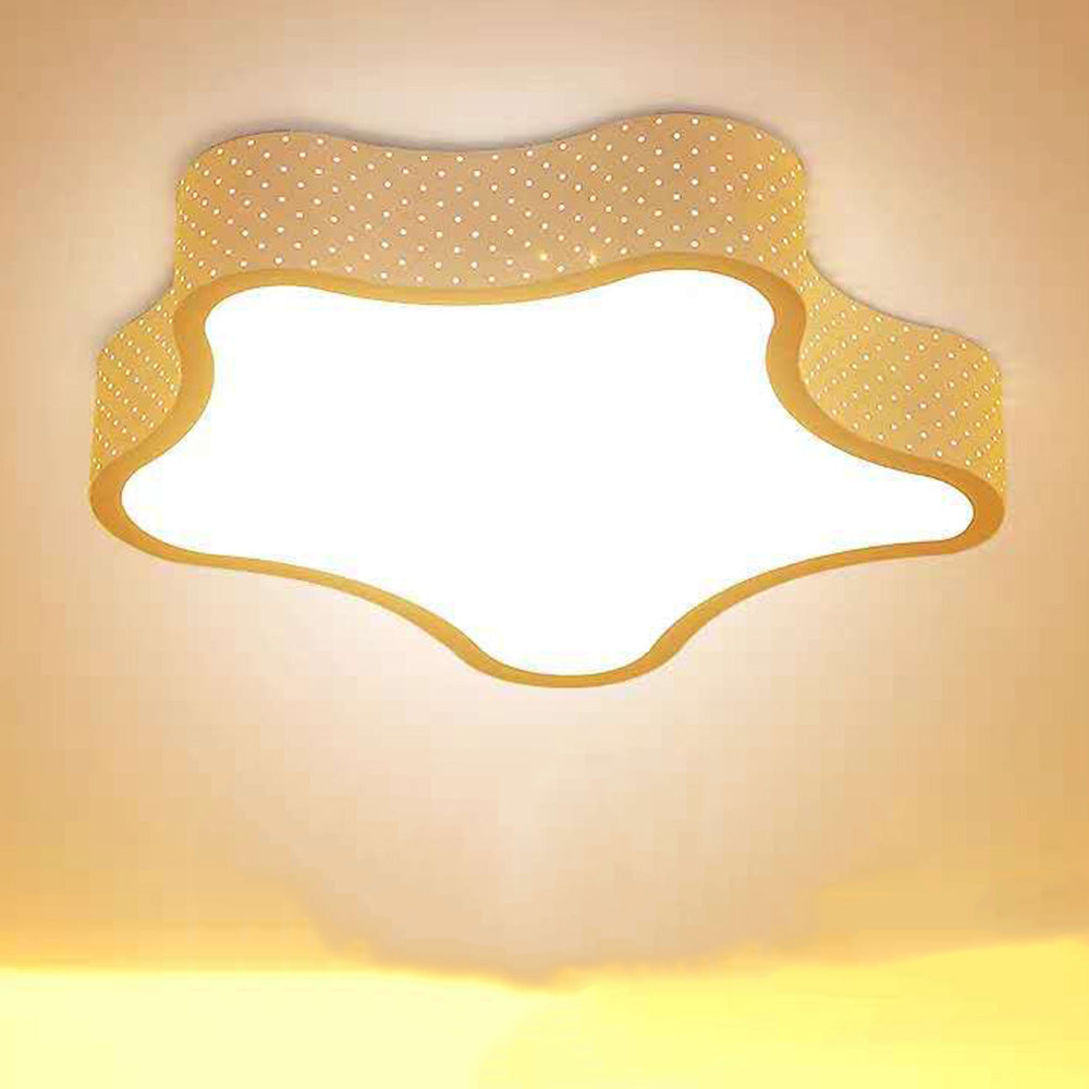 Contemporary Simplistic Star Shape Ceiling Lamp