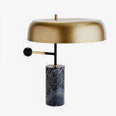 Modern Tall Black Table Lamp Design Beside Lamp