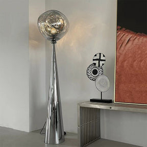 Modern Metal Floor Lava Buble Lamp -Homdiy