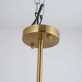 Gold Sputnik Shape Adjustable Arms Chandelier -Lampsmodern