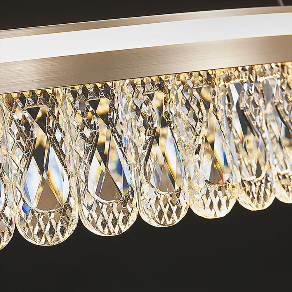 Luxury Large Crystal Ring Chandelier