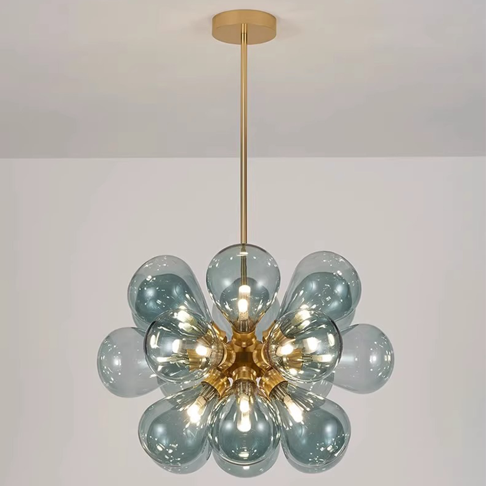Design Bubble Glass Globe Sputnik Chandelier for Dining Room
