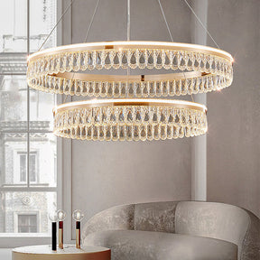 Luxury Large Crystal Ring Chandelier