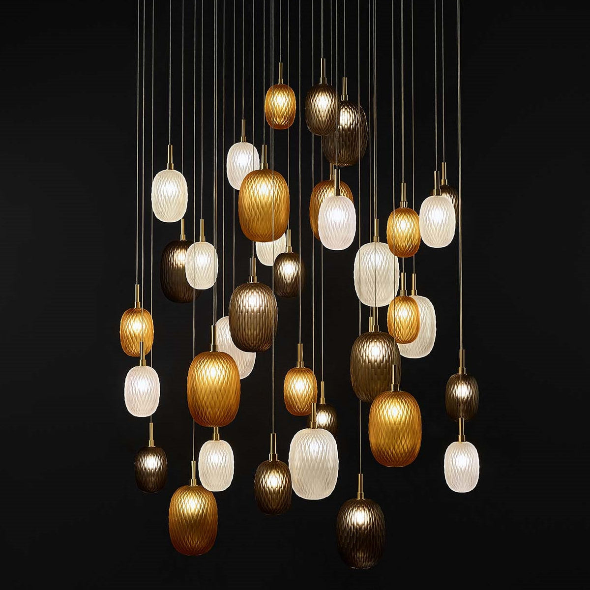 Design Stained Glass Ball Pendant Light