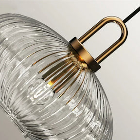 Design Pumpkin Shape Glass Pendant Light