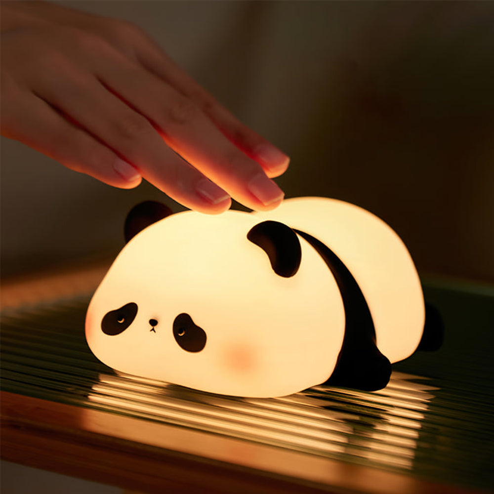 CONSOMNIO Panda Night Light for Kids, Panda Gifts for Teen Girls Boys  Women, Silicone LED Nightlight Lamp Cute Stuff Kawaii Aesthetic Room Decor